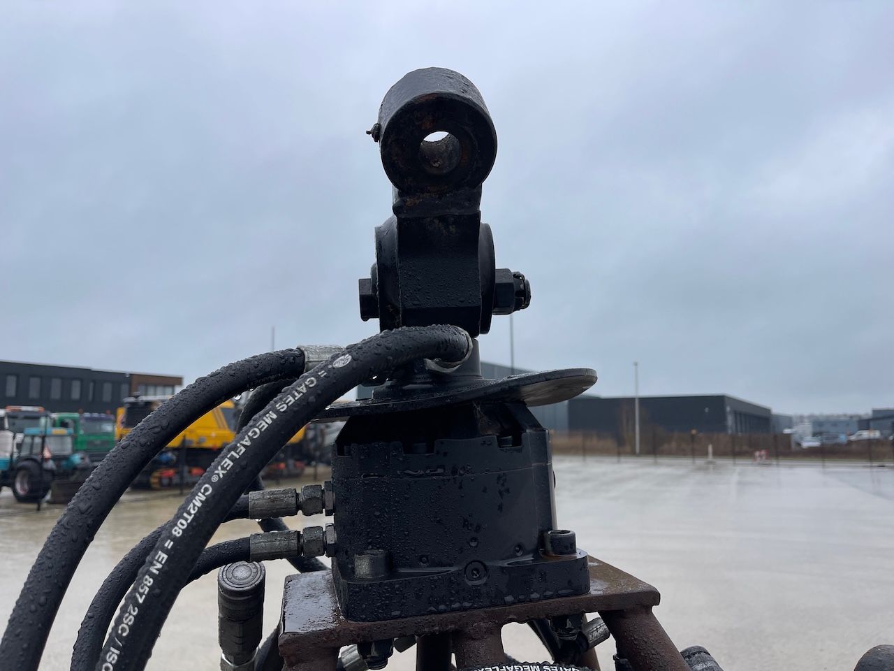 Stenenklem met hydraulische rotator