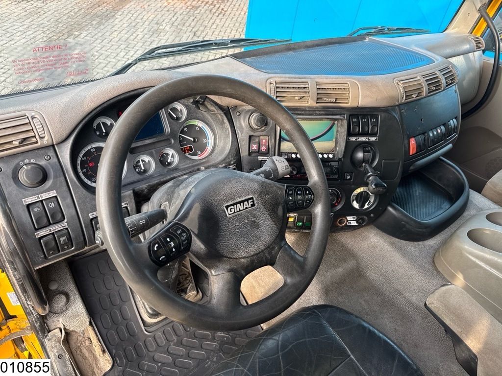 Ginaf X 5250 TS 10x4, EURO 5, 15m3, Hydraulic suspension