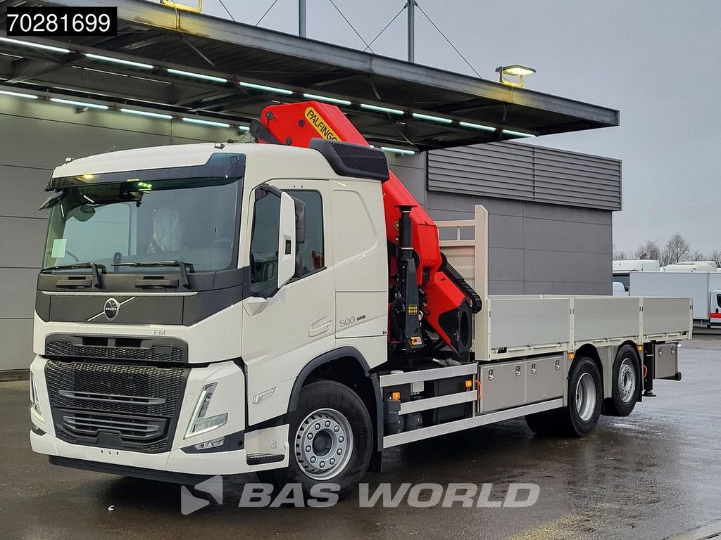 Volvo FM 500 6X2 NEW! Palfinger PK41002 EH-E Kran Crane Lift-steering Axle Automatic VEB+