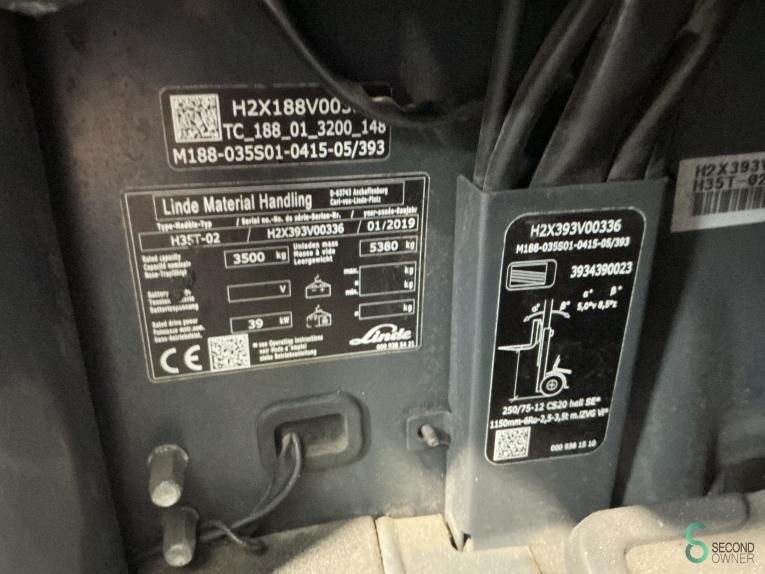 Forklifts LPG Linde H35T 2019