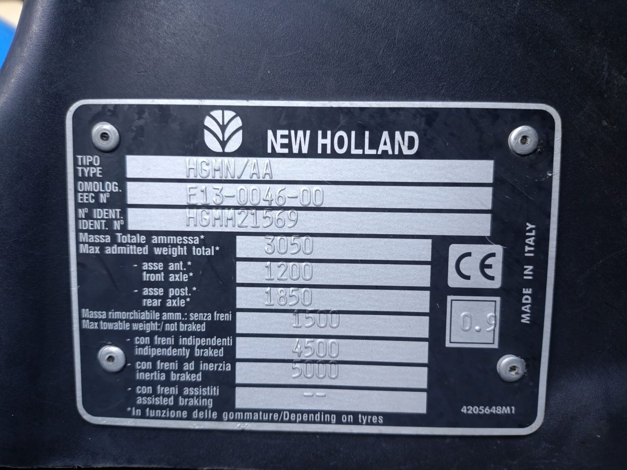 New Holland TCE50