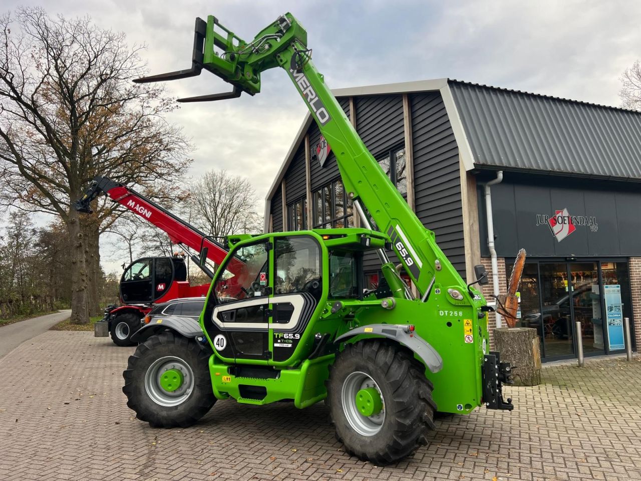 Used MERLO 65.9 TF telescopic with lifting height up to 8,8 m