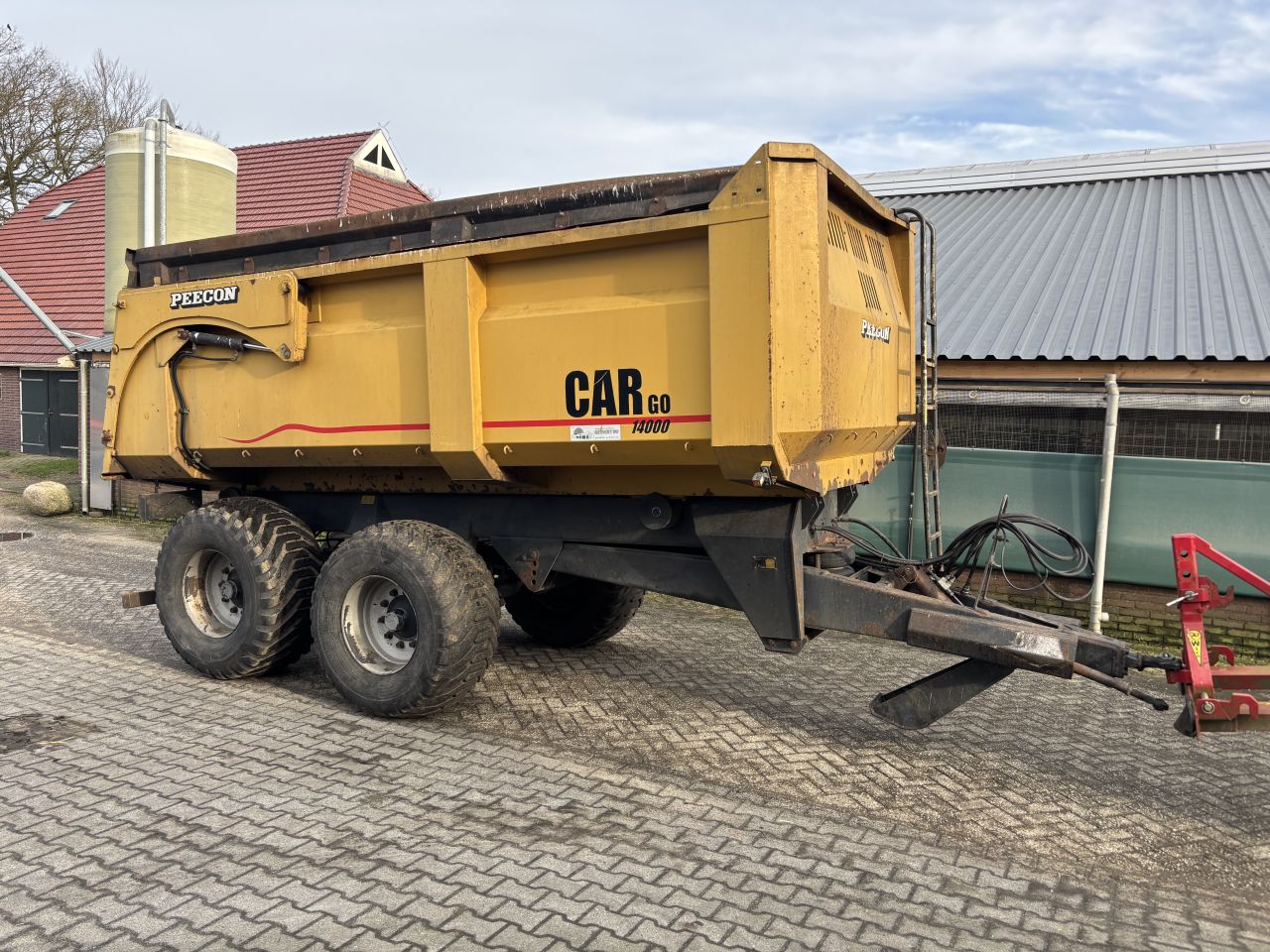 Peecon 14 tons kipper kieper gedwongen gestuurd