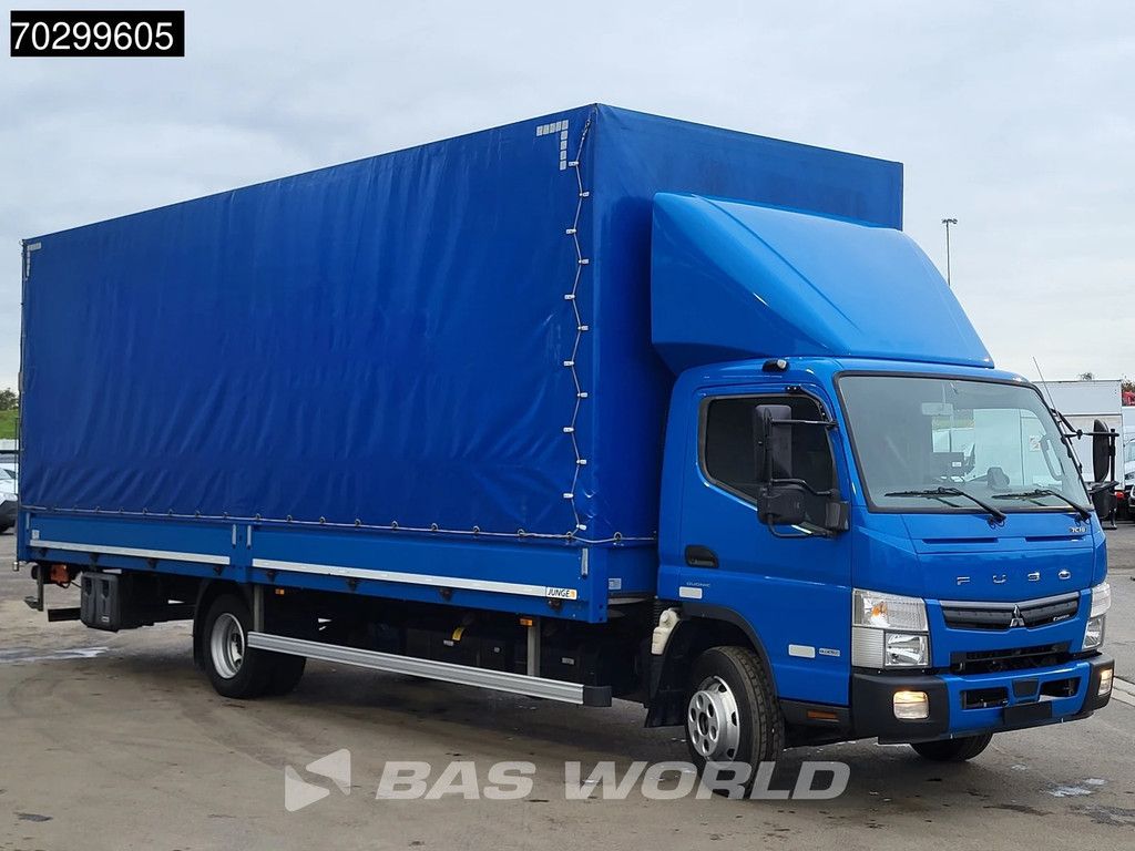 Mitsubishi Canter 7C18 4X2 Curtainsider Automatic 1000kg Ladebordwand Euro 6