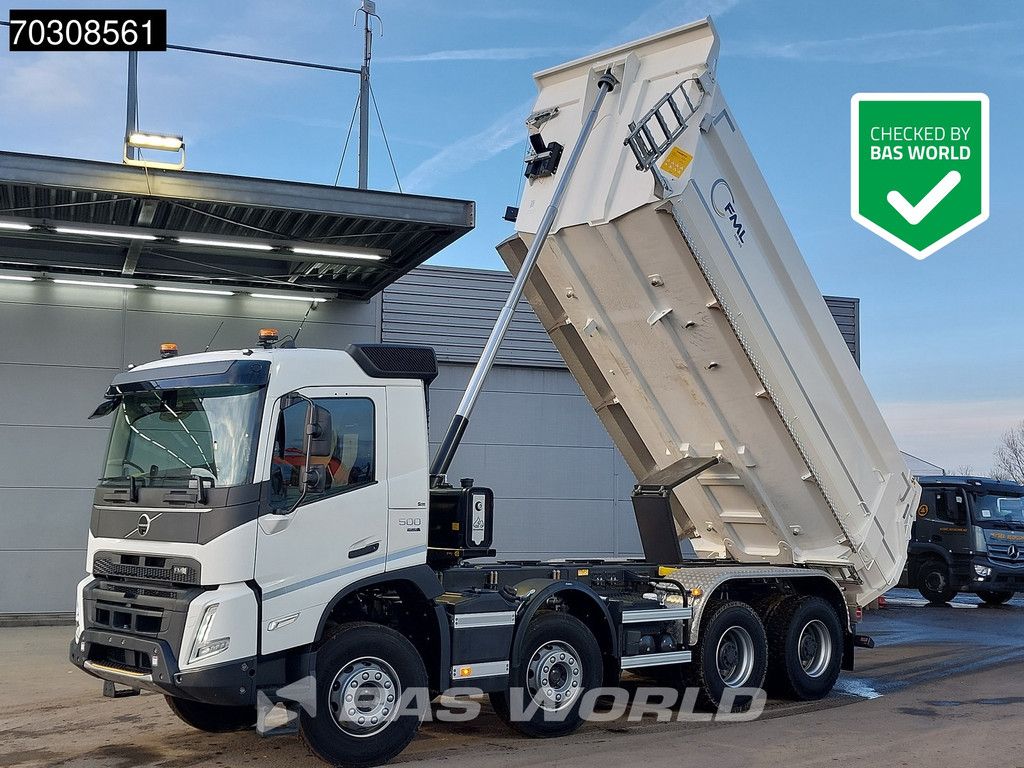 Volvo FMX 500 8X4 NEW! 18m3 KH-Kipper Steelsuspension Big-Axle Automatic Euro 6