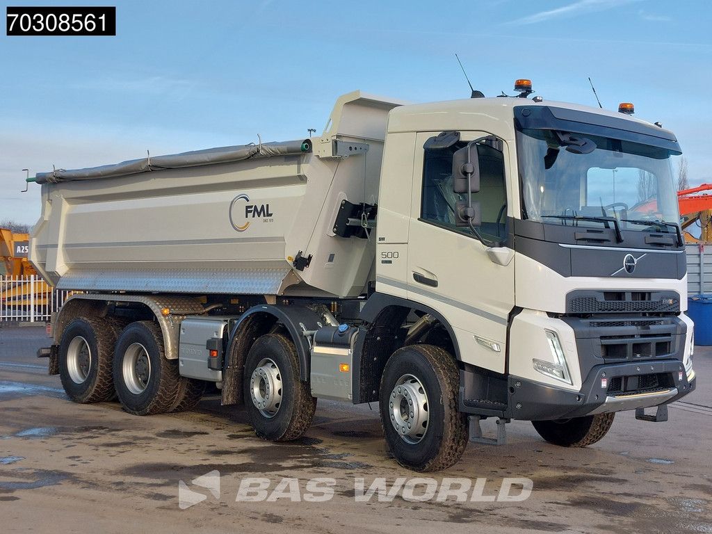 Volvo FMX 500 8X4 NEW! 18m3 KH-Kipper Steelsuspension Big-Axle Automatic Euro 6