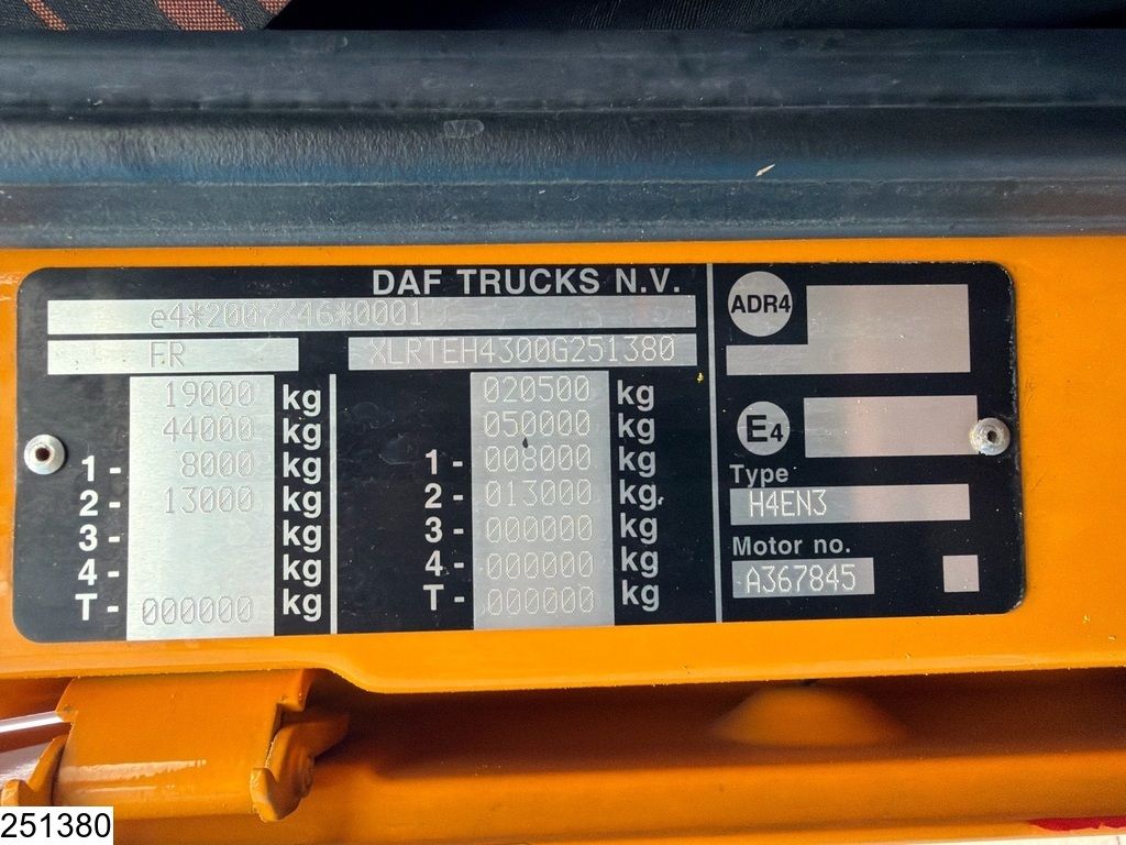 DAF XF 480 EURO 6, Standairco