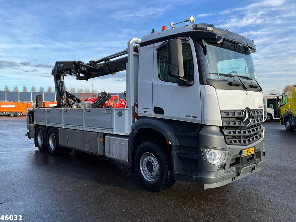 Mercedes-Benz Arocs 2636 6x4 Euro 6 Hiab Banden Manipulator Montagesysteem Just 23.978 km!