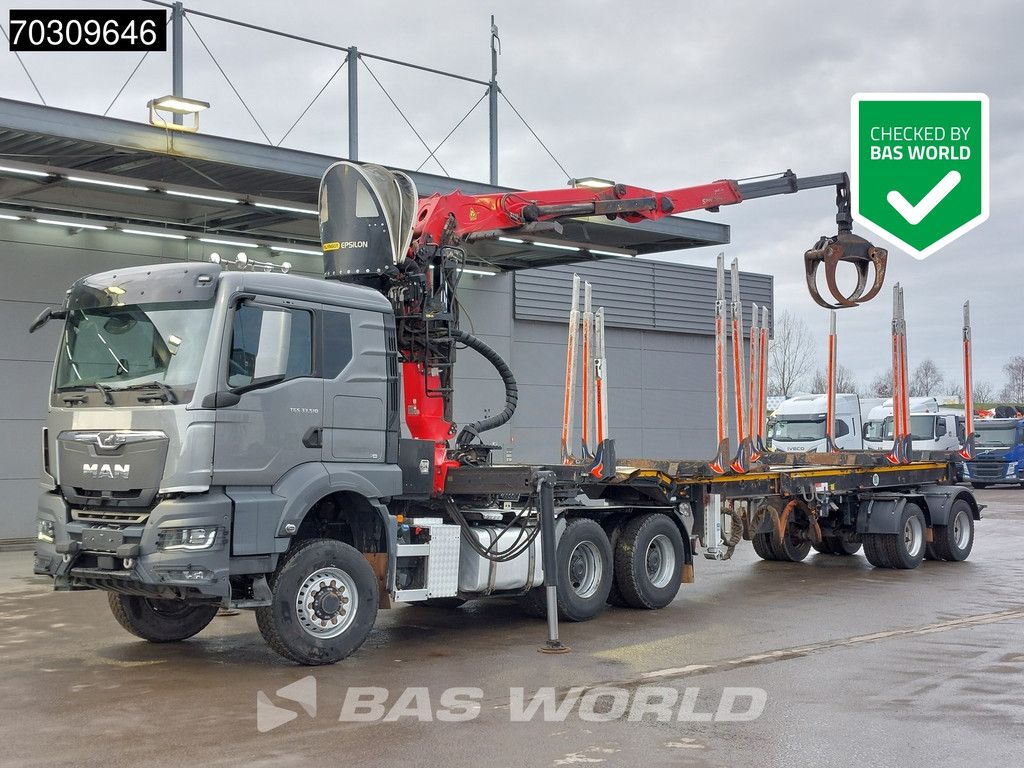 MAN TGS 33.510 6X6 Palfinger S290Z96 crane Kran Big-Axle Automatic Euro 6