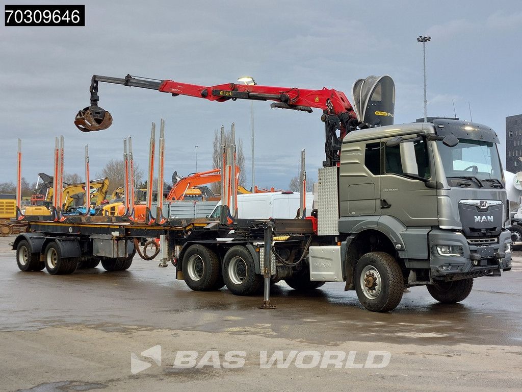 MAN TGS 33.510 6X6 Palfinger S290Z96 crane Kran Big-Axle Automatic Euro 6
