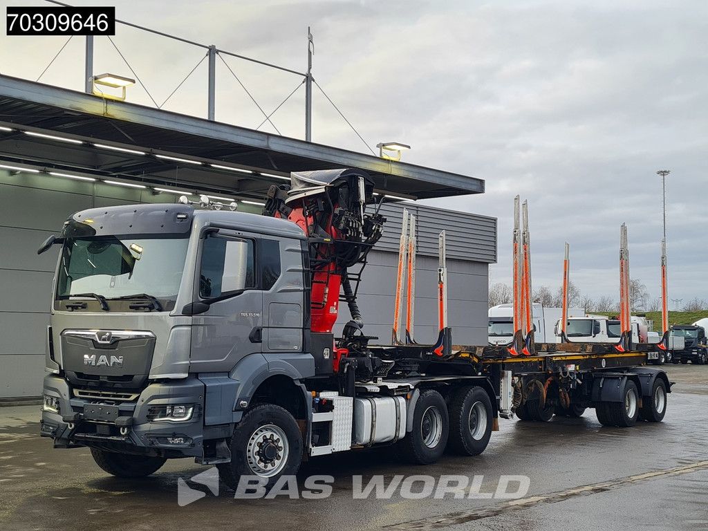MAN TGS 33.510 6X6 Palfinger S290Z96 crane Kran Big-Axle Automatic Euro 6