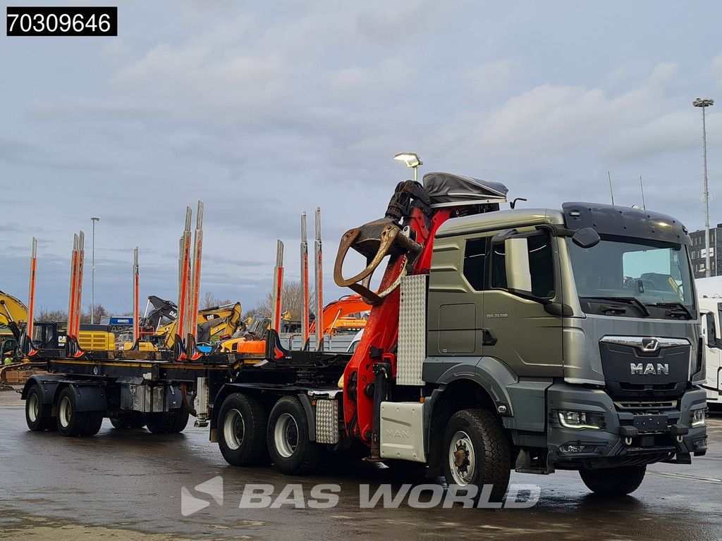 MAN TGS 33.510 6X6 Palfinger S290Z96 crane Kran Big-Axle Automatic Euro 6