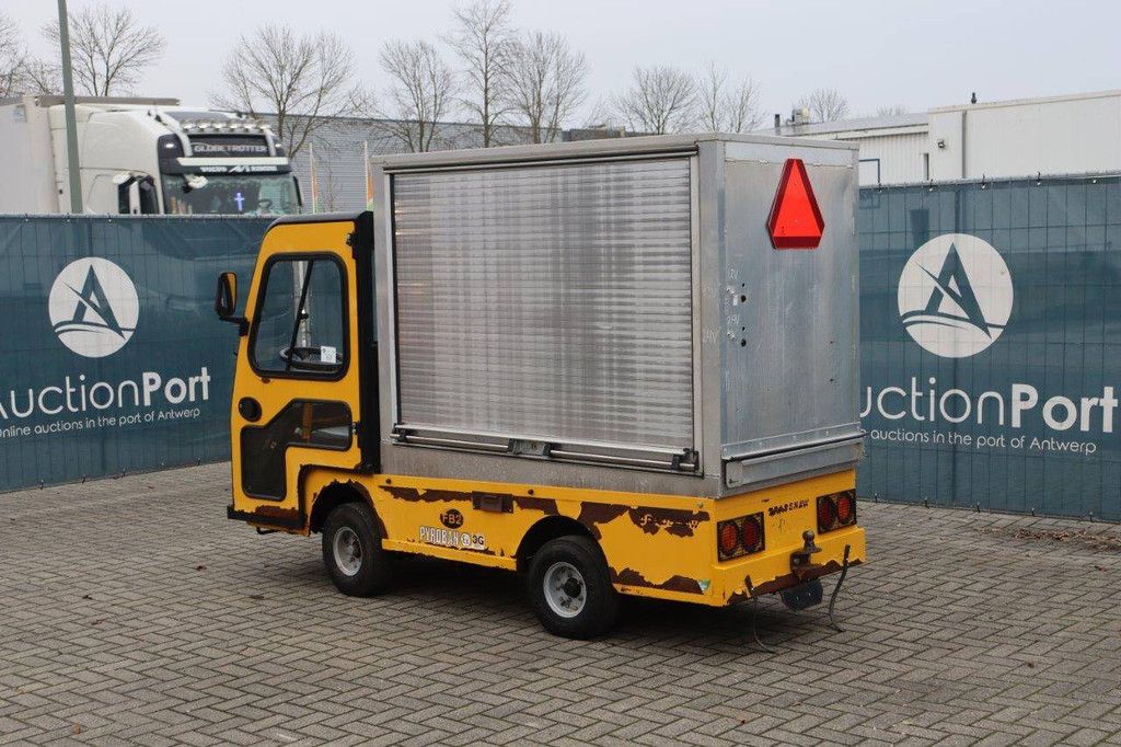 Elektroauto Bradshaw FB2 mit Ladefläche