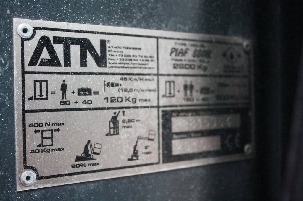 Mast lift ATN PIAF 880R Electric 8.8m 2015