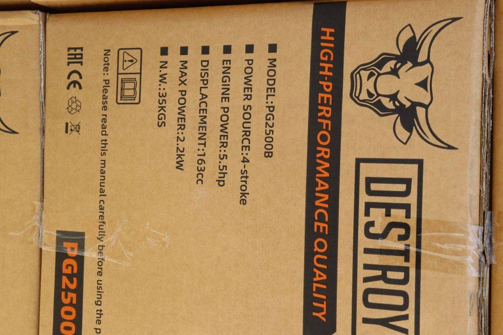 Parrtij Generator Destroyer PG3500N Benzin 2,2 kVA Neu 36 Stück