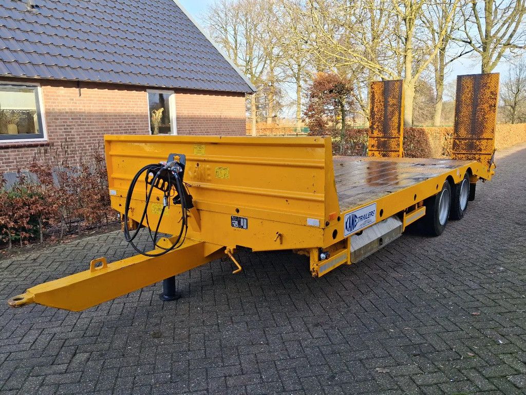 KANE 19 ton oprijwagen/dieplader Hydro geremd