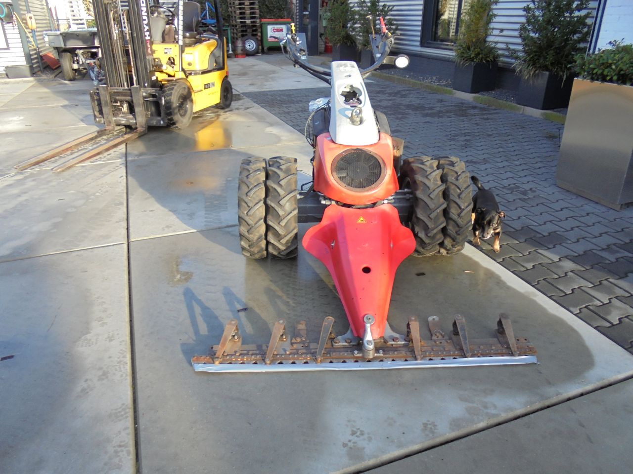 Aebi CC66 met aanbouwdelen,maaibalk