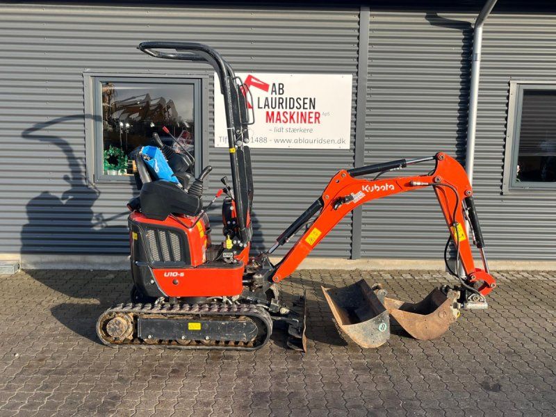 Kubota U10-5 Tiltman med 2 skovle