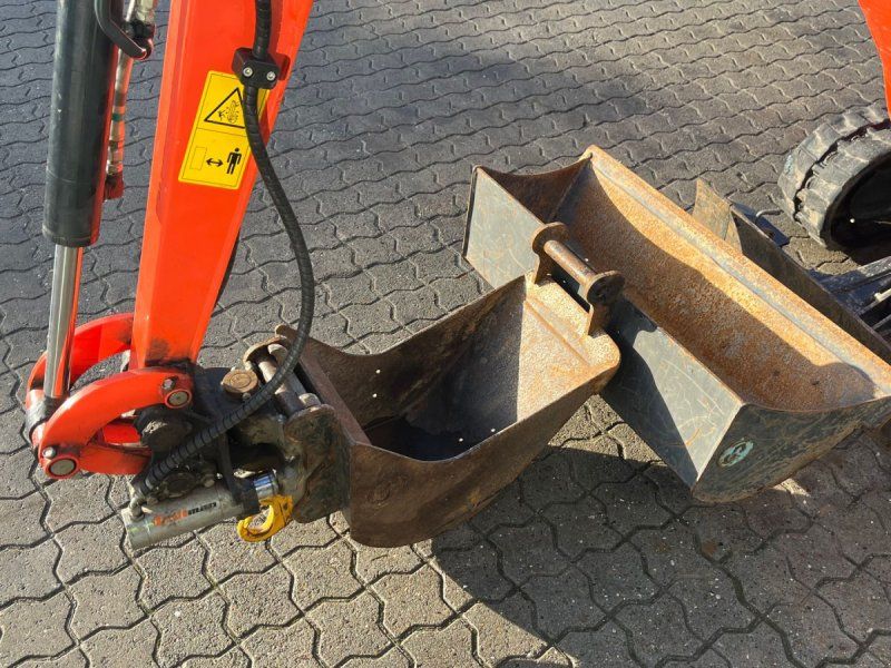 Kubota U10-5 Tiltman med 2 skovle