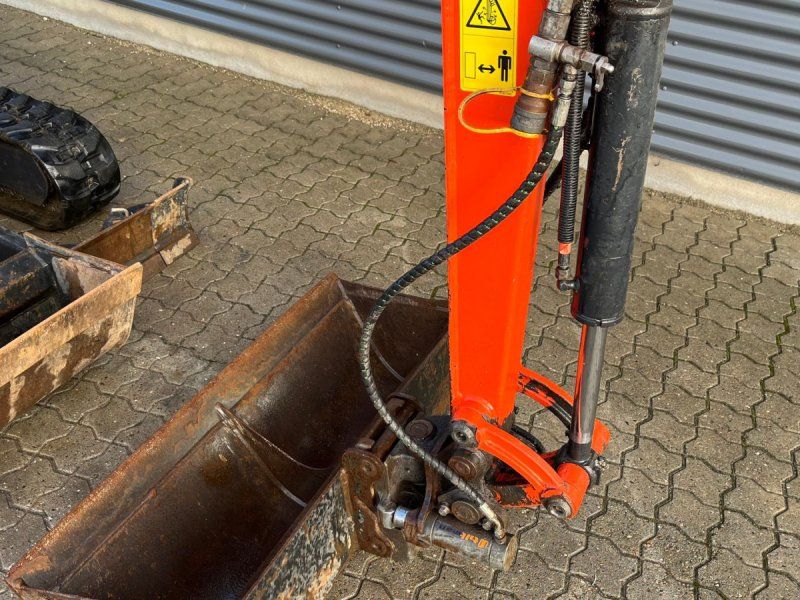 Kubota KX019-4 Tilt fæste med hydraulisk s30 hurtigskifte