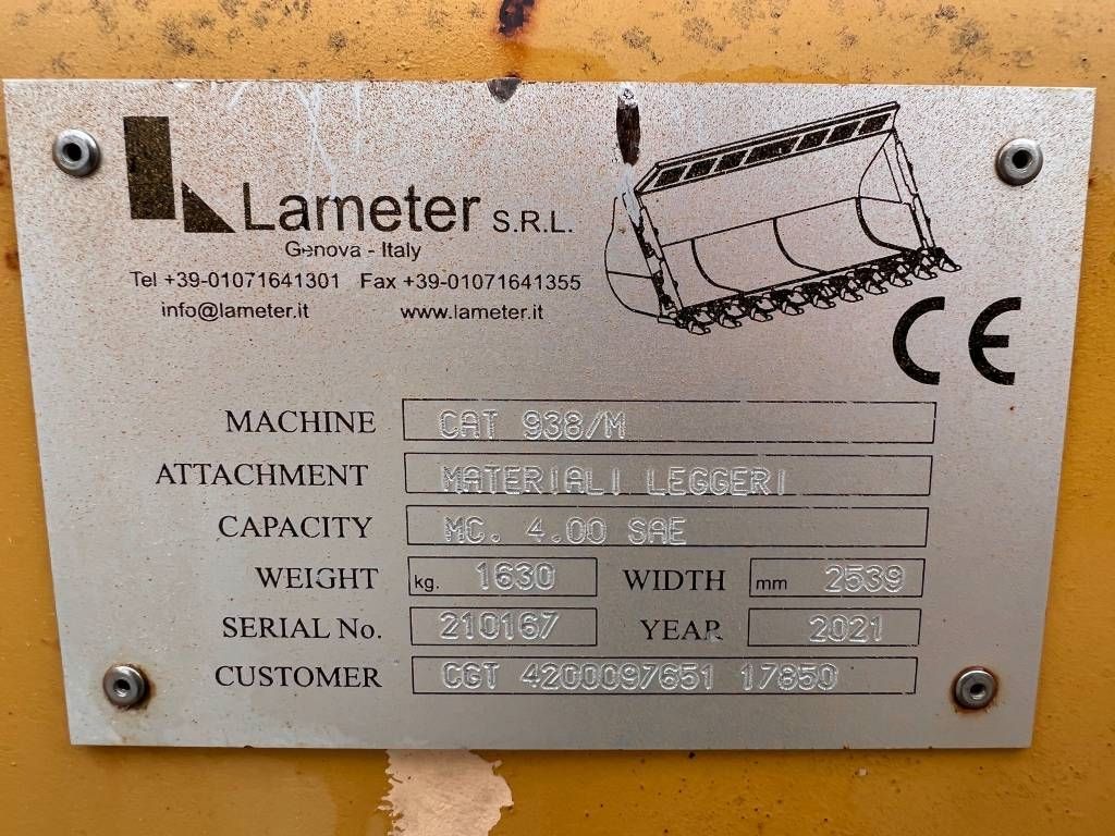 CAT 938 K-M Fusion GP bucket