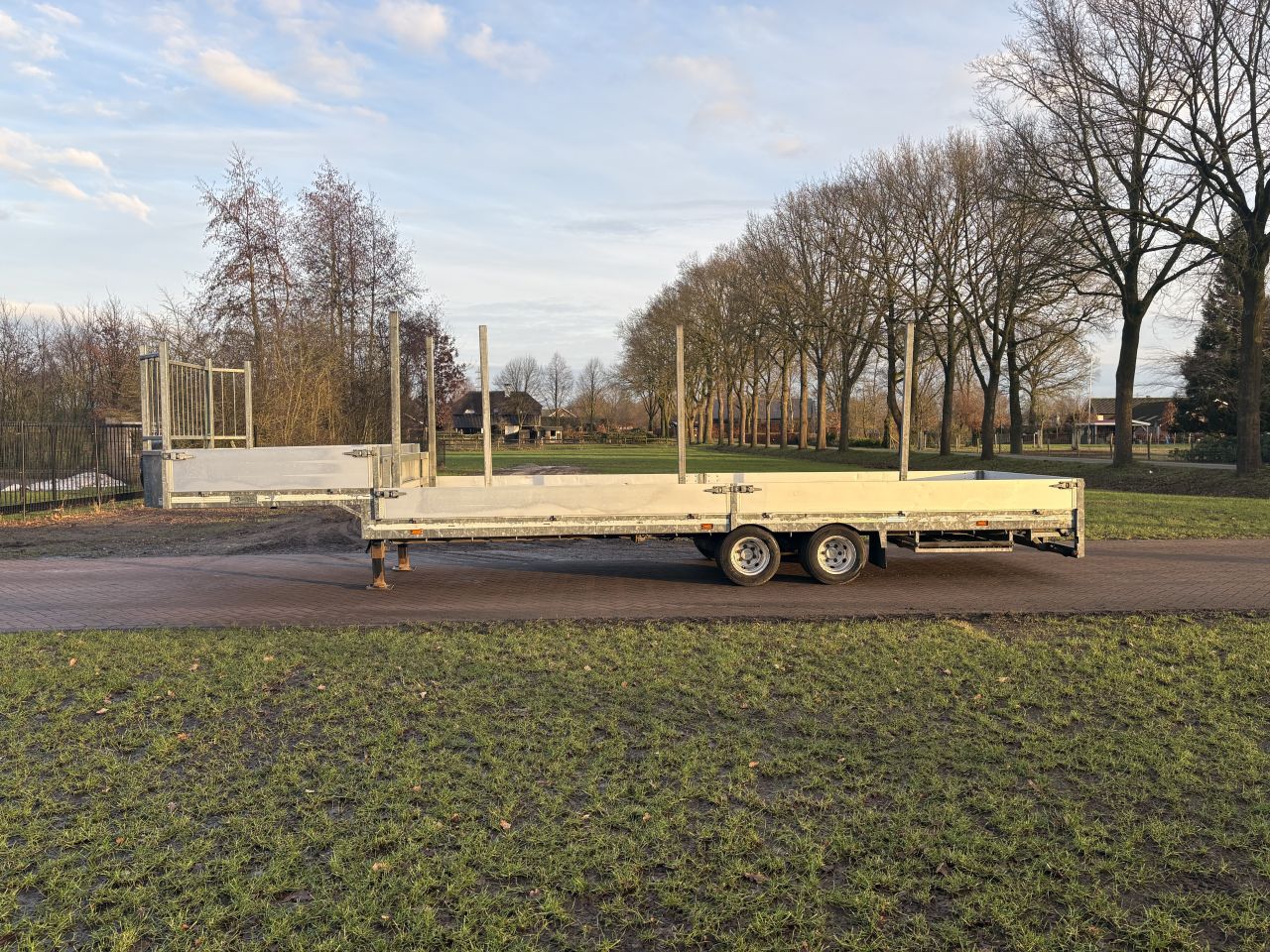 Be oplegger 8 TON veldhuizen semi dieplader 2018 (2.40 BREED