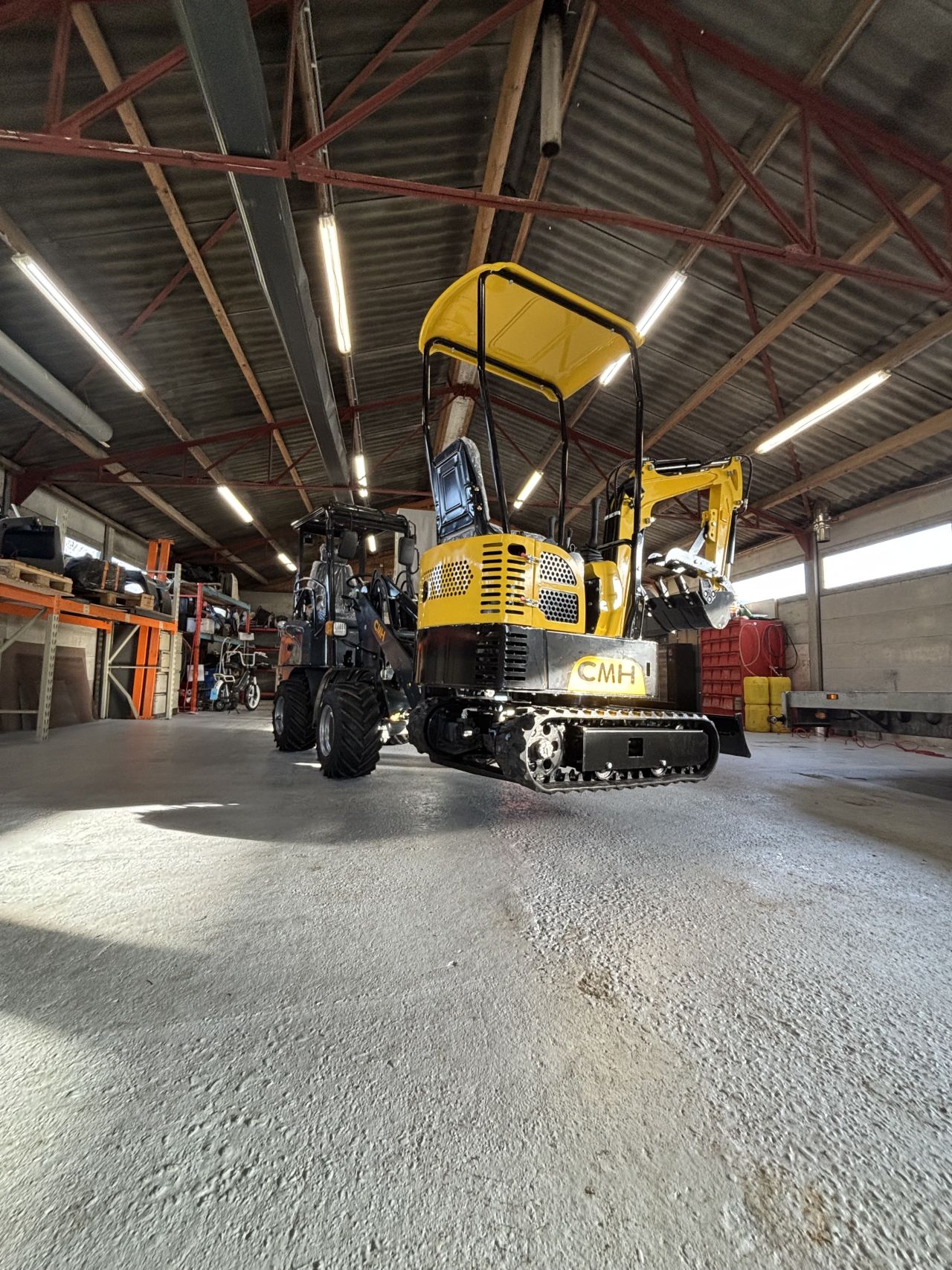 Cmh shovel loader elektrisch