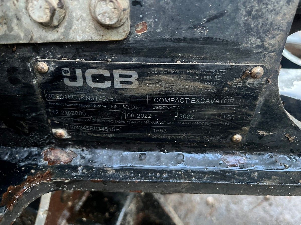 JCB 16C-1 minigraver
