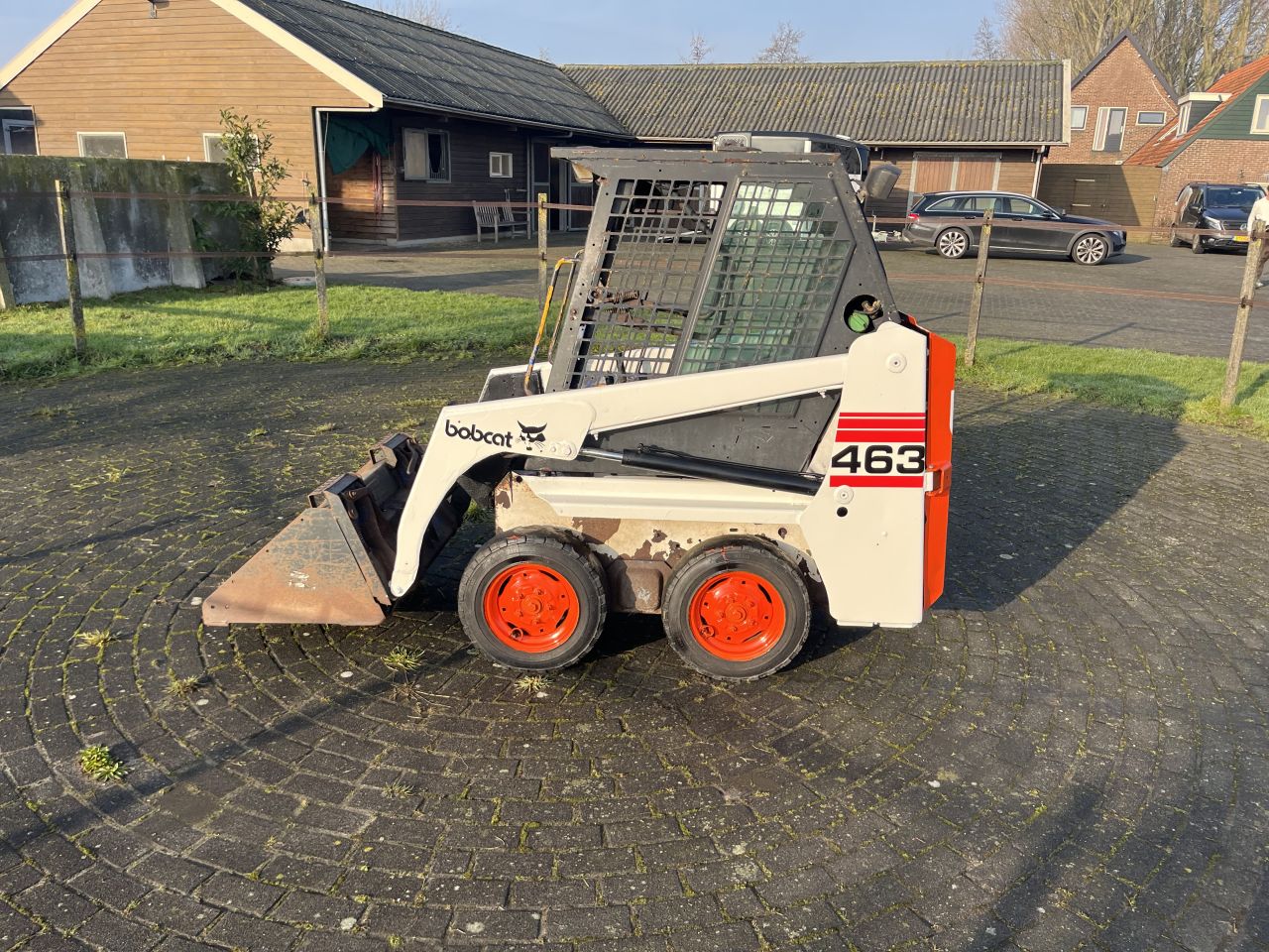 Bobcat 463 met aanbouwdelen