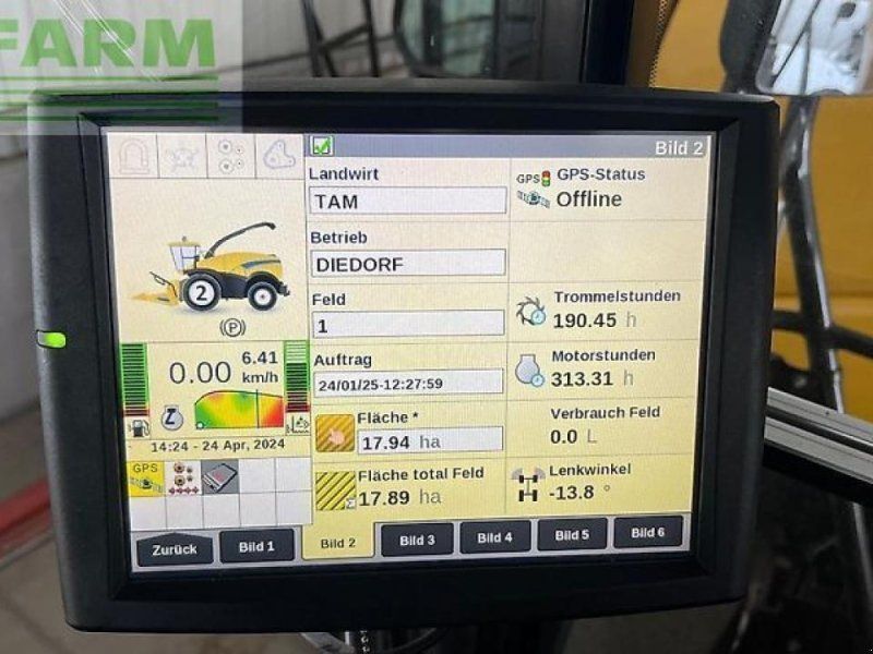 New Holland fr 550   kemper pickup mais gebiss