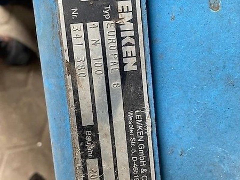 Lemken europal 6 4-schaar plo