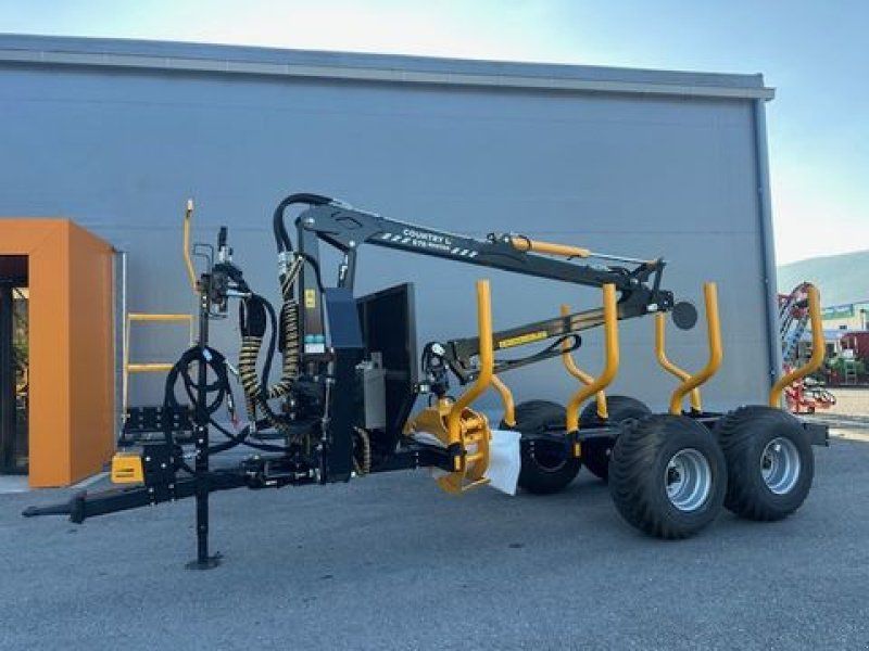 Country Rückewagen 70S mit Kran 670 7to