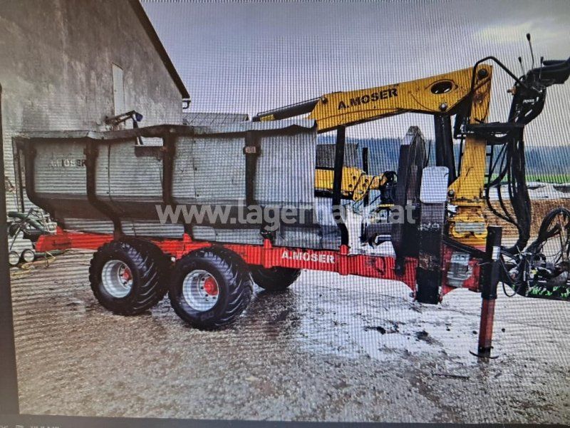 A. Moser 9,2M FORSTKRANWAGEN 13.TO