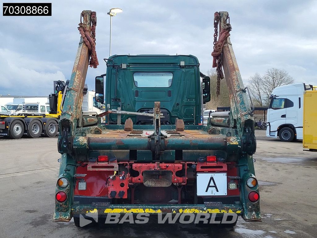 Mercedes Arocs 1833 4X2 Meiller Ak 12 LT skiploader Steelsuspension Big-Axle Automatic Euro 6