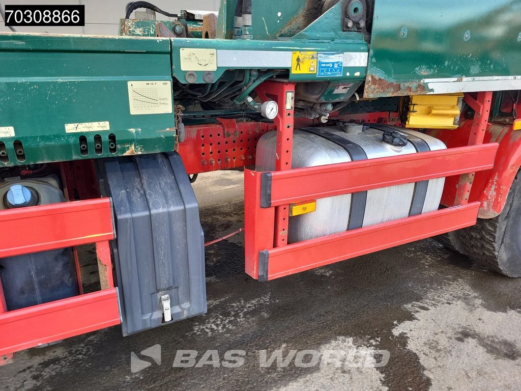 Mercedes Arocs 1833 4X2 Meiller Ak 12 LT skiploader Steelsuspension Big-Axle Automatic Euro 6