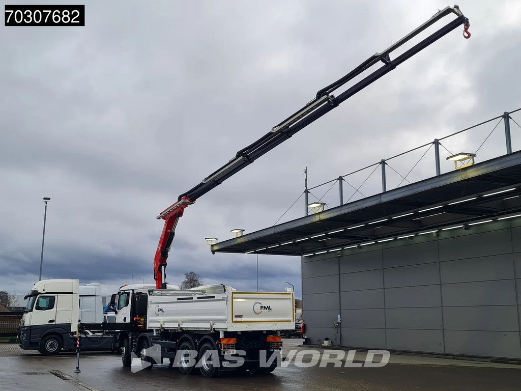 MAN TGS TGS 35.440 8X4 NEW Fassi F275A.0.26 Crane 13m3 3-way KH Kipper Automatic Euro 6