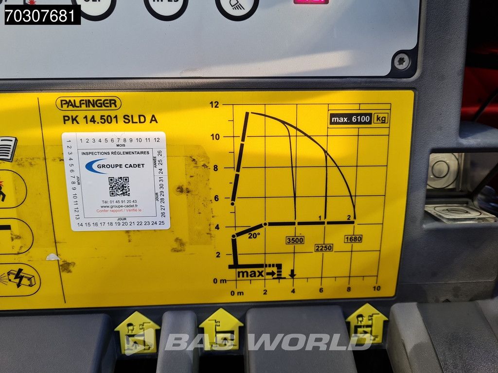 Iveco Eurocargo 160E250 4X2 16tonner Palfinger PK14.501 SLD Kran Crane Automatic Airco Euro 6