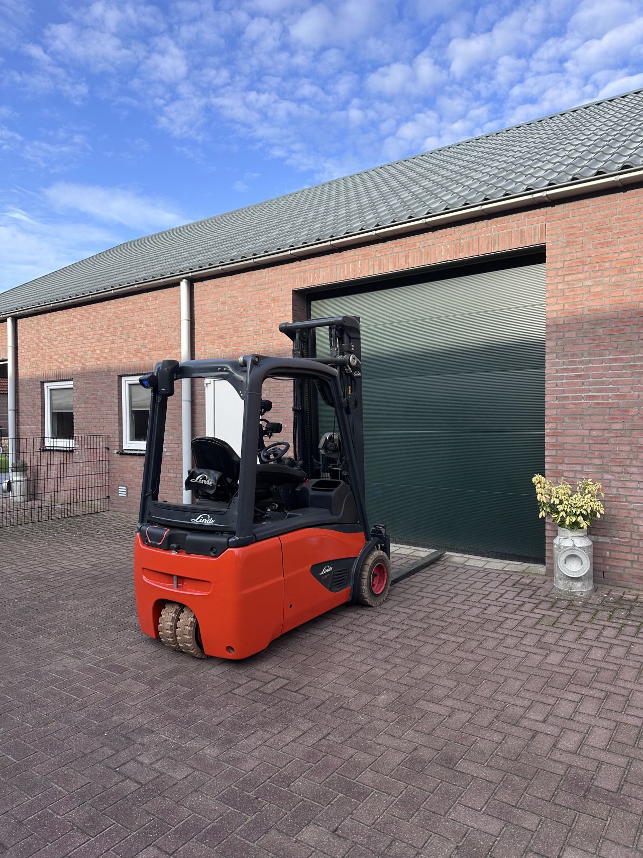 Linde E18-02 4500 uur! Triplo bj. 2018 elektrische heftruck