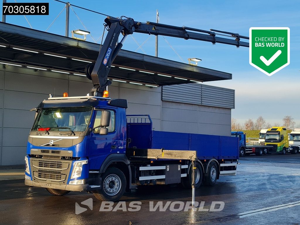 Volvo FM FM 450 6X2 HMF 2620 K5-RC Crane Kran Lift+Steering Axle Dynamic Steering Euro 6