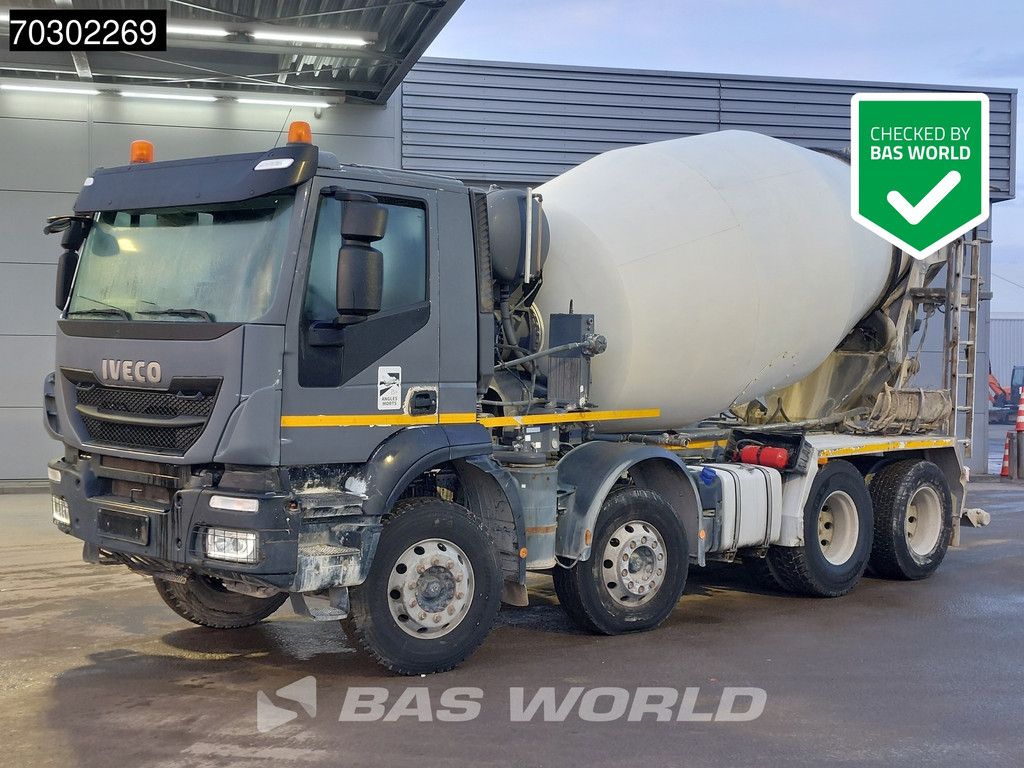 Iveco X-Way 400 8X4 9m3 mixer Automatic Cruise control Euro 6