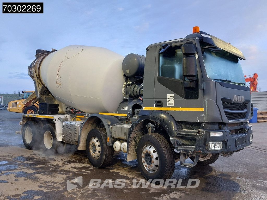Iveco X-Way 400 8X4 9m3 mixer Automatic Cruise control Euro 6