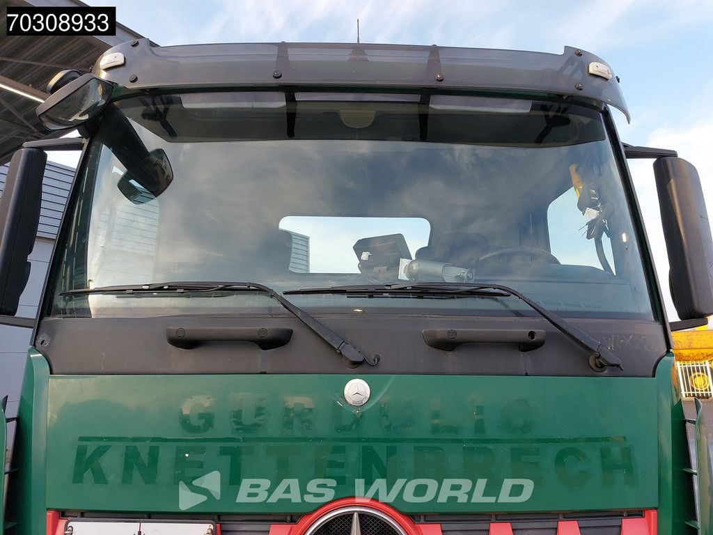 Mercedes Arocs 1833 4X2 Meiller Ak 12 LT skiploader Steelsuspension Big-Axle Automatic Euro 6