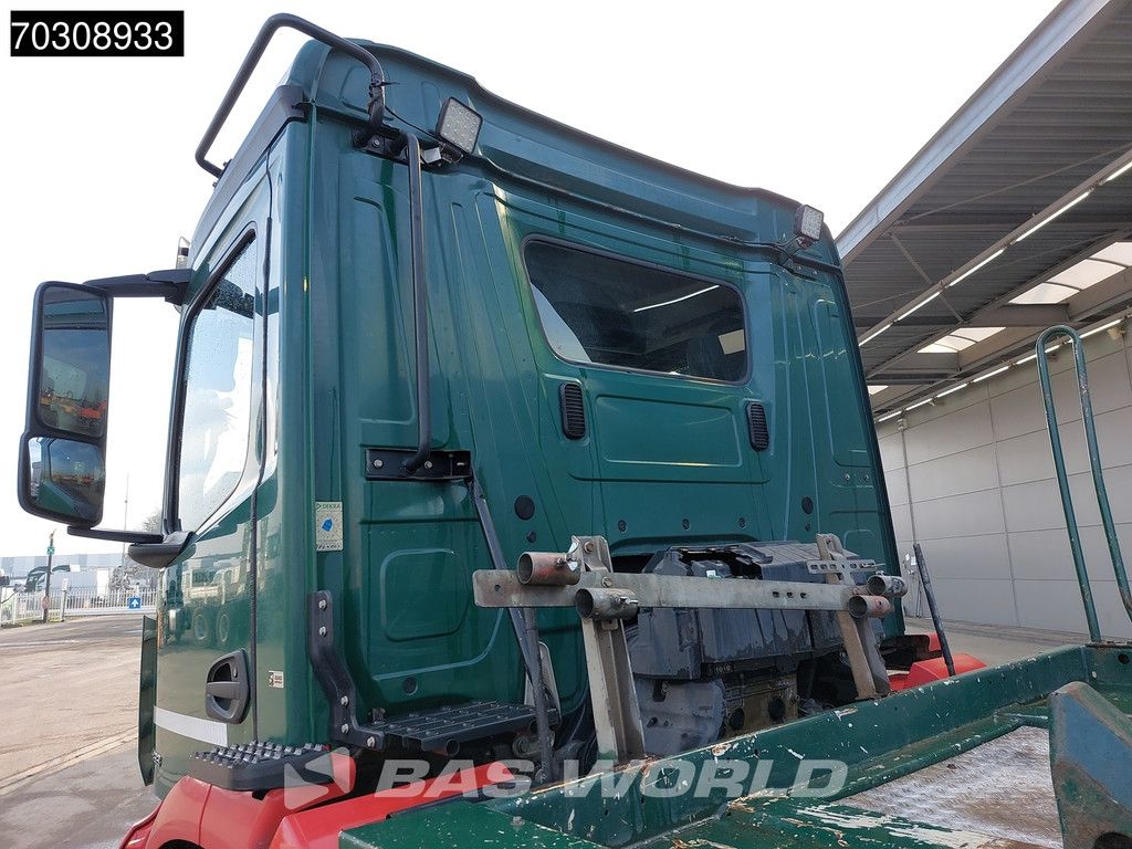 Mercedes Arocs 1833 4X2 Meiller Ak 12 LT skiploader Steelsuspension Big-Axle Automatic Euro 6