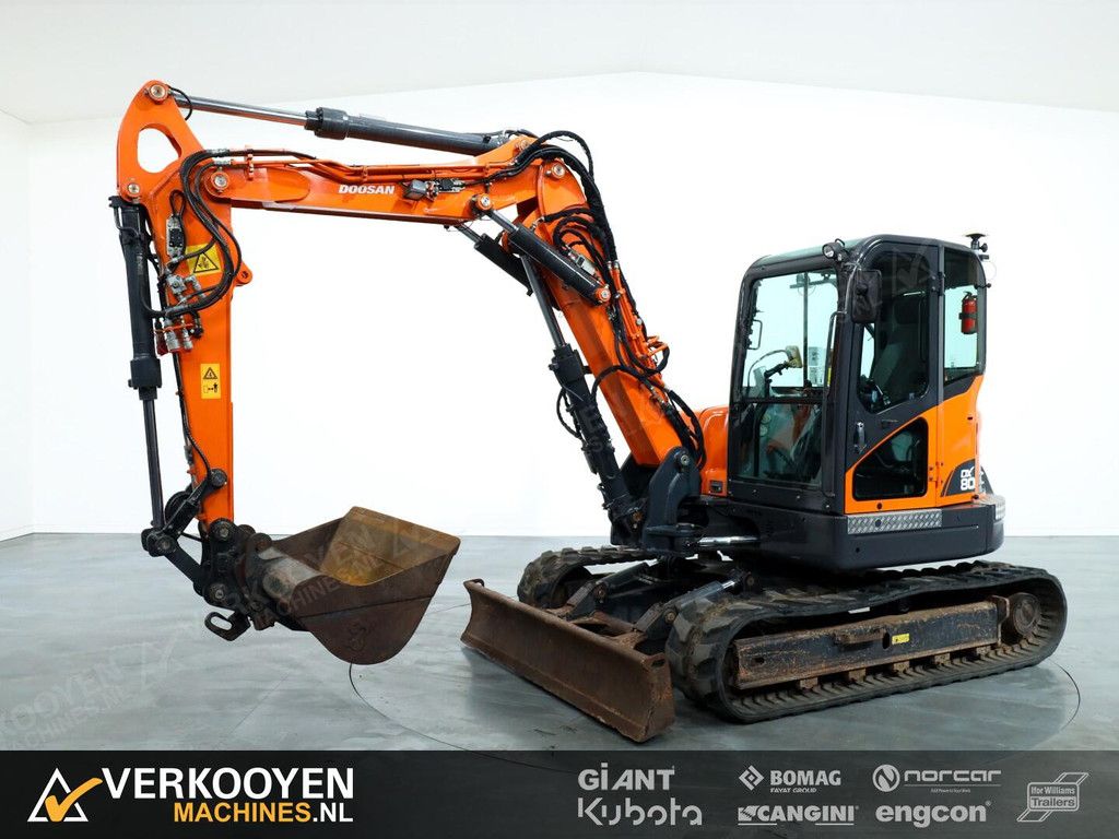2012 Doosan DX80R + Topcon GPS VK10316