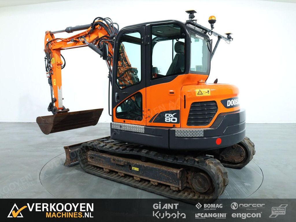 2012 Doosan DX80R + Topcon GPS VK10316