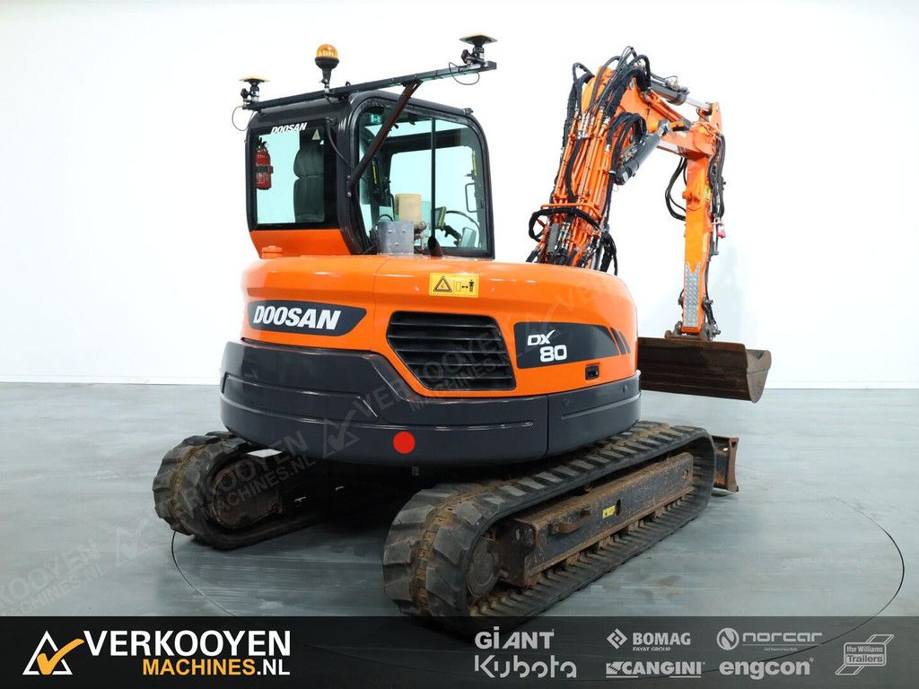 2012 Doosan DX80R + Topcon GPS VK10316