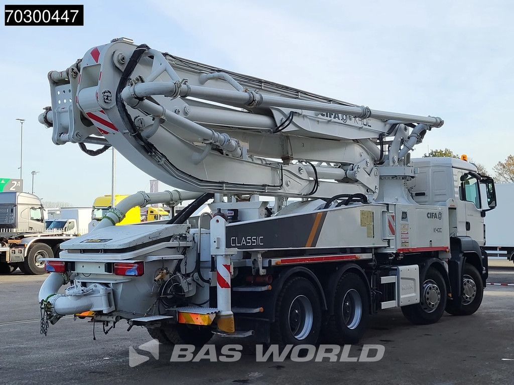 MAN TGS 41.460 8X4 CIFA K40C-PU1607 Pump 935hours! Big-Axle Steelsuspension Euro 6