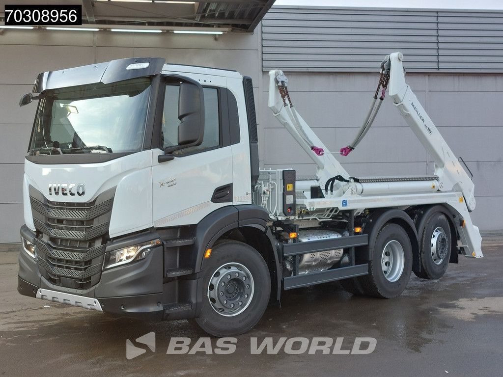 Iveco X-Way X-Way 420 6X2 NEW! Meiller AK16MT skiploader Lift+steering axle Automatic Euro 6