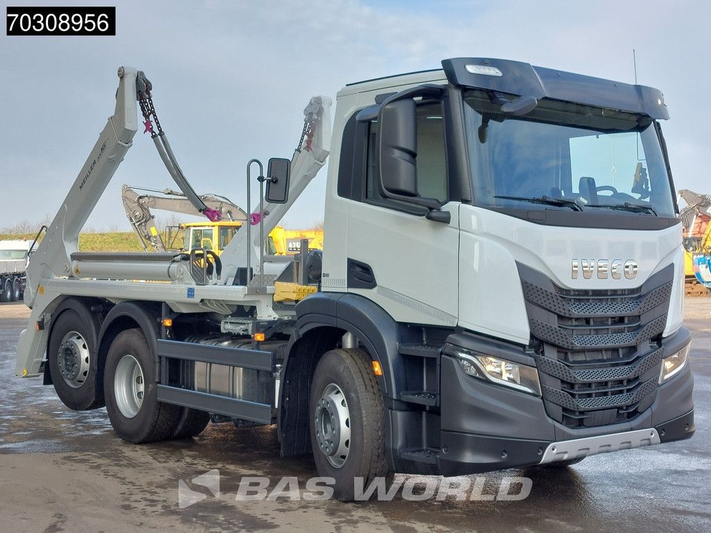 Iveco X-Way X-Way 420 6X2 NEW! Meiller AK16MT skiploader Lift+steering axle Automatic Euro 6