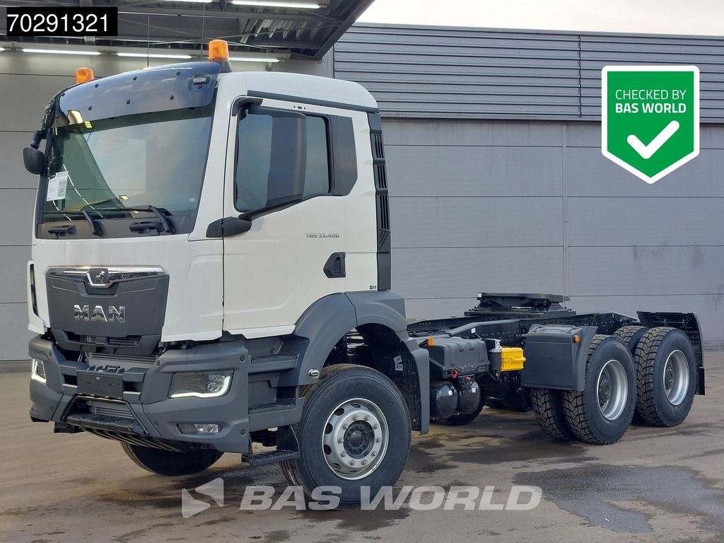 MAN TGS 33.400 6X4 NEW! Full-Steel Big-Axle Drumbrakes LED Euro 2